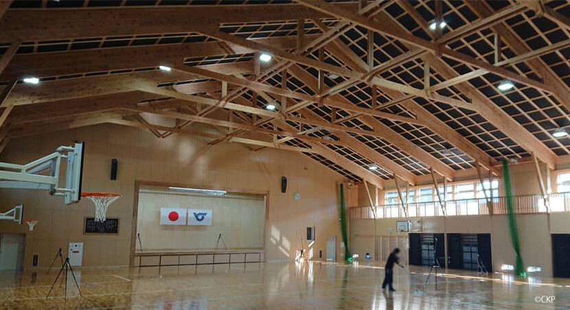 福岡県 下広川小学校体育館